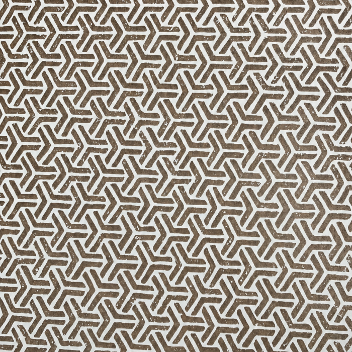 Chevron Mosaic Taupe Wallpaper