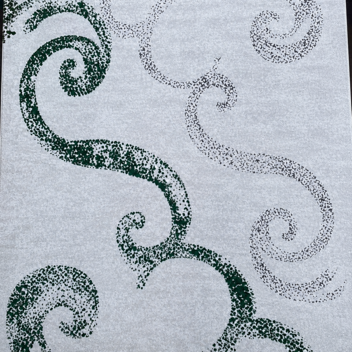 Emerald Vine Scroll Wallpaper