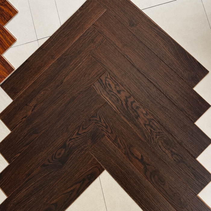 Noir Oak Chevron Flooring