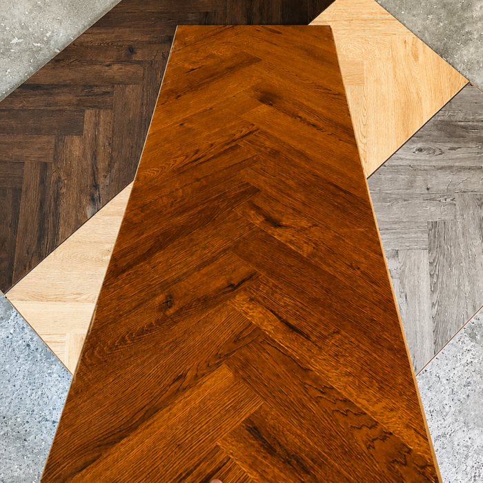 Amber Oak Chevron Flooring