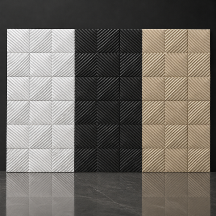 LinearGrid™ 3D Ribbed PU Wall Panel