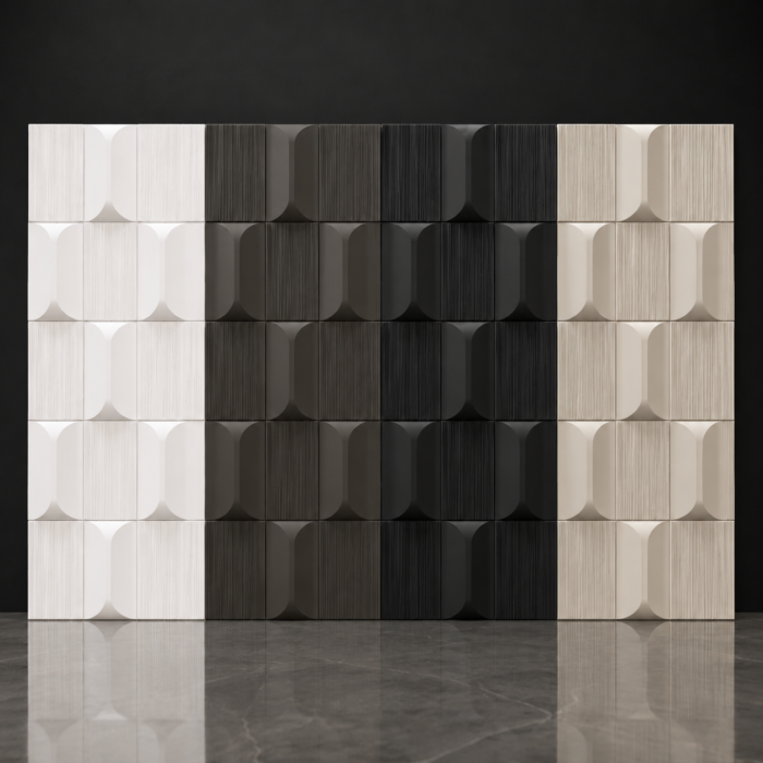 ArcLine™ Geometric 3D PU Wall Panel