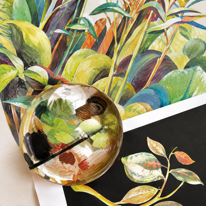 Verdant Watercolor Botanical Custom Wall Mural
