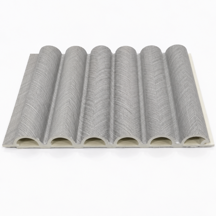 Premium Silver Weave Fluted PVC Wall Panel
