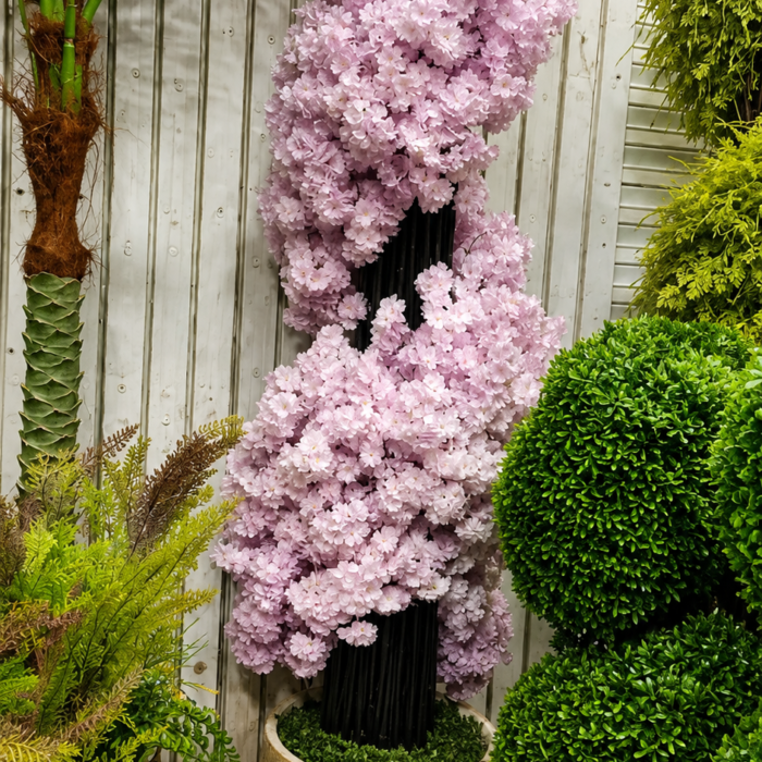 Luxury Artificial Cherry Blossom Tree with Designer Planter
