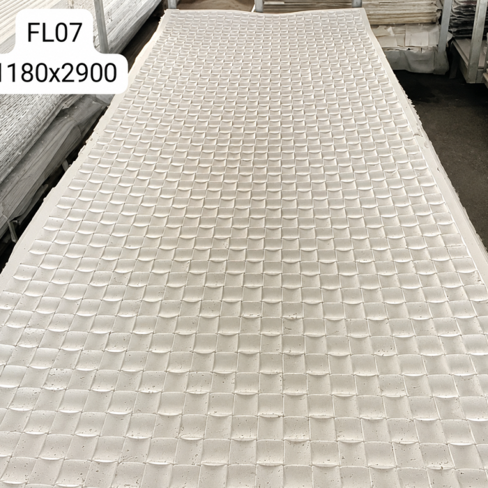 FL07 Premium 3D Square Texture Decorative Wall Sheet 1180×2900mm