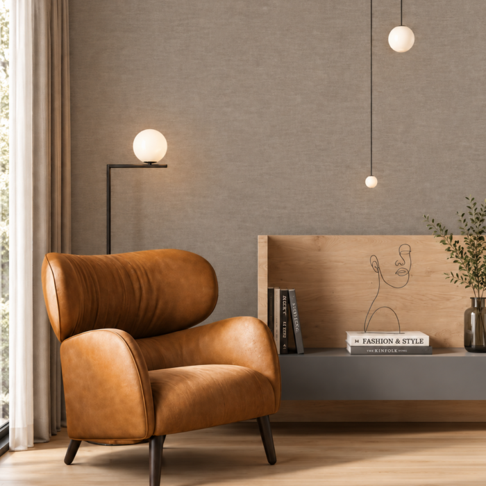 Taupe Textured Wallpaper | W2-8/p.18