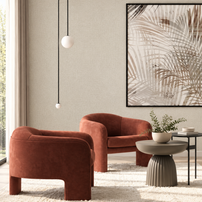 Cream Textured Wallpaper | W5-6/p.39