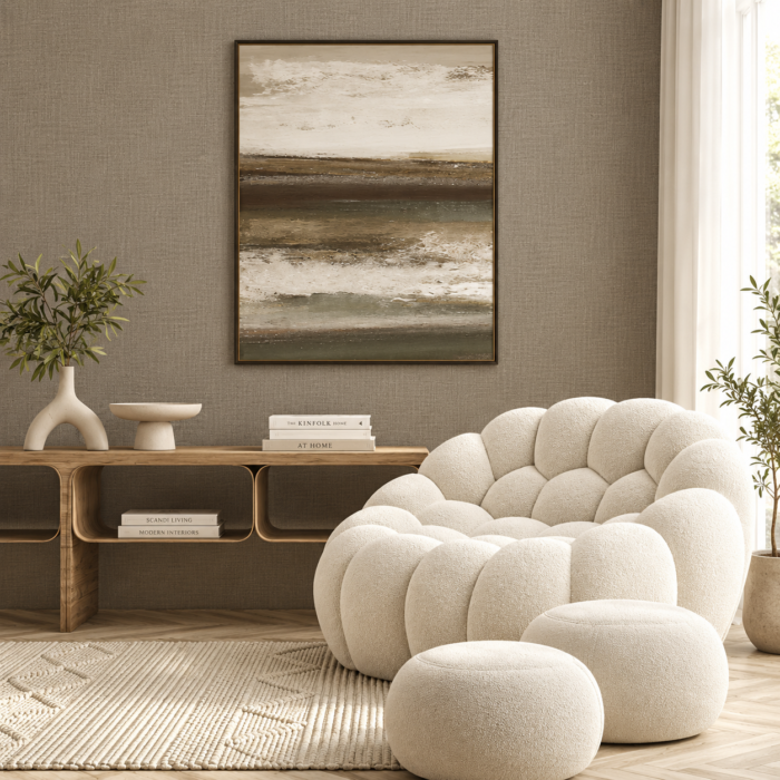 Taupe Textured Wallpaper | NQH777004